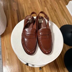 Dolce Vita Chestnut Leather Loafers